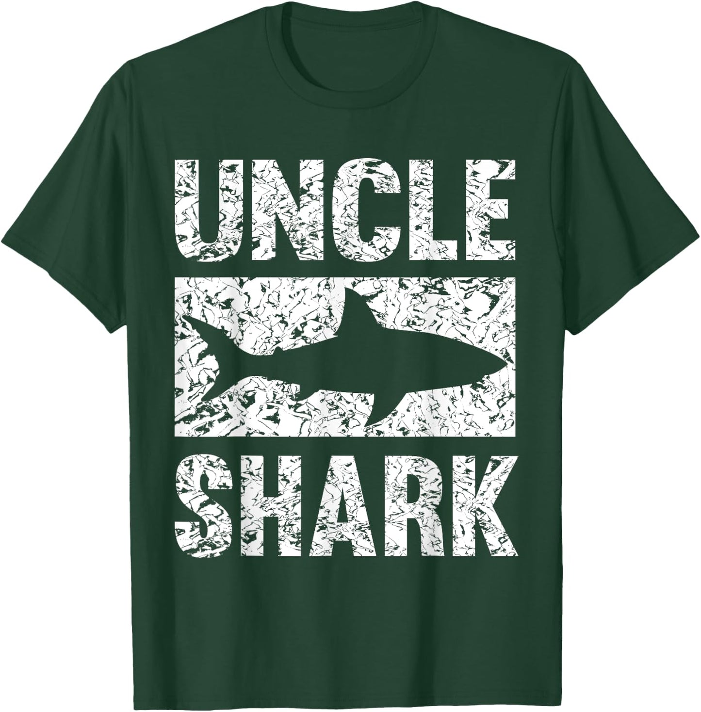 Uncle Shark T Shirt- Birthday Gift Shirt For Shark Lovers T-Shirt - T-Shirt | Forest
