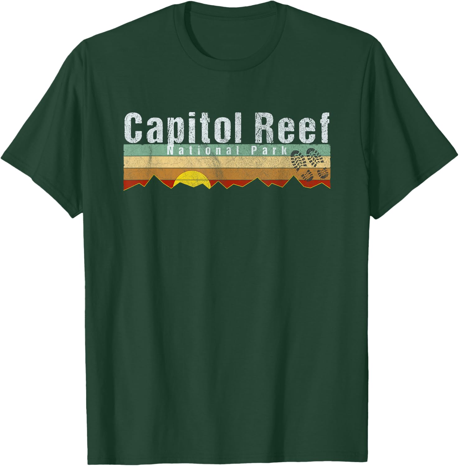 Capitol Reef National Park -Camping Hiking T-Shirt - T-Shirt | Forest