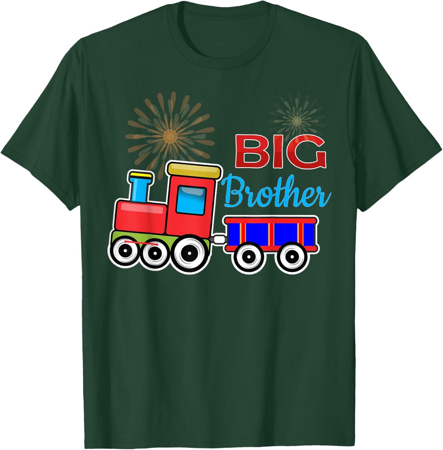 Big Brother Train Toddler/ infant Kids T-Shirt - T-Shirt | Forest