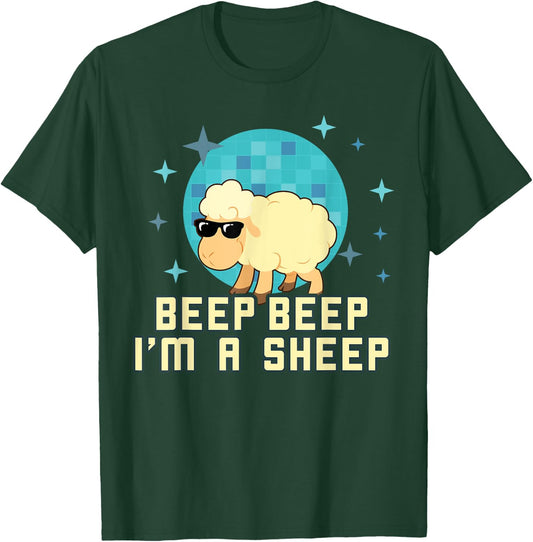 Beep Beep I'm A Sheep Shirt Funny Farm Animal Novelty Gift T-Shirt - T-Shirt | Forest