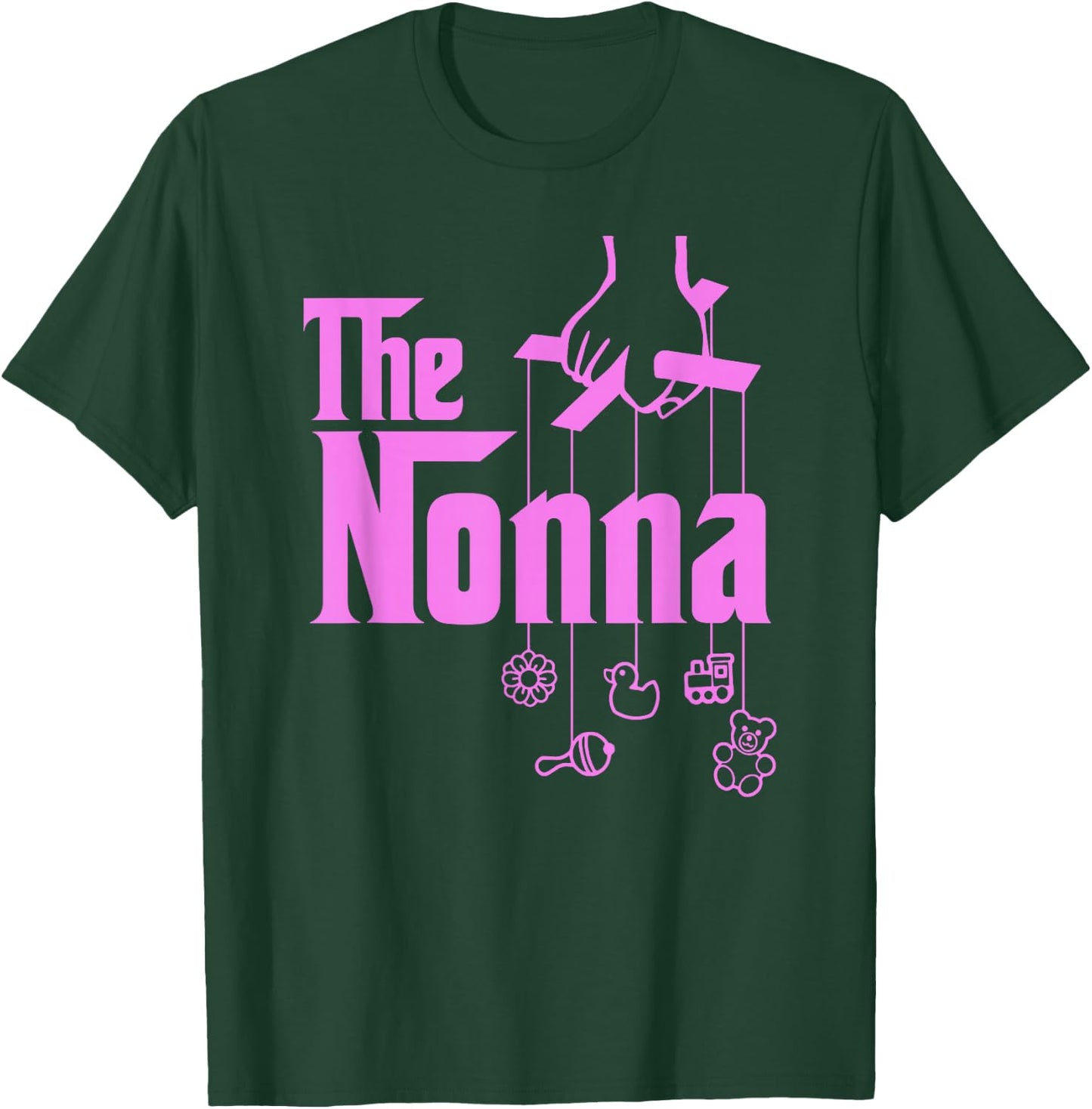 The Nonna! Italy Grandmother Baby Hang Toys T-Shirt - T-Shirt | Forest