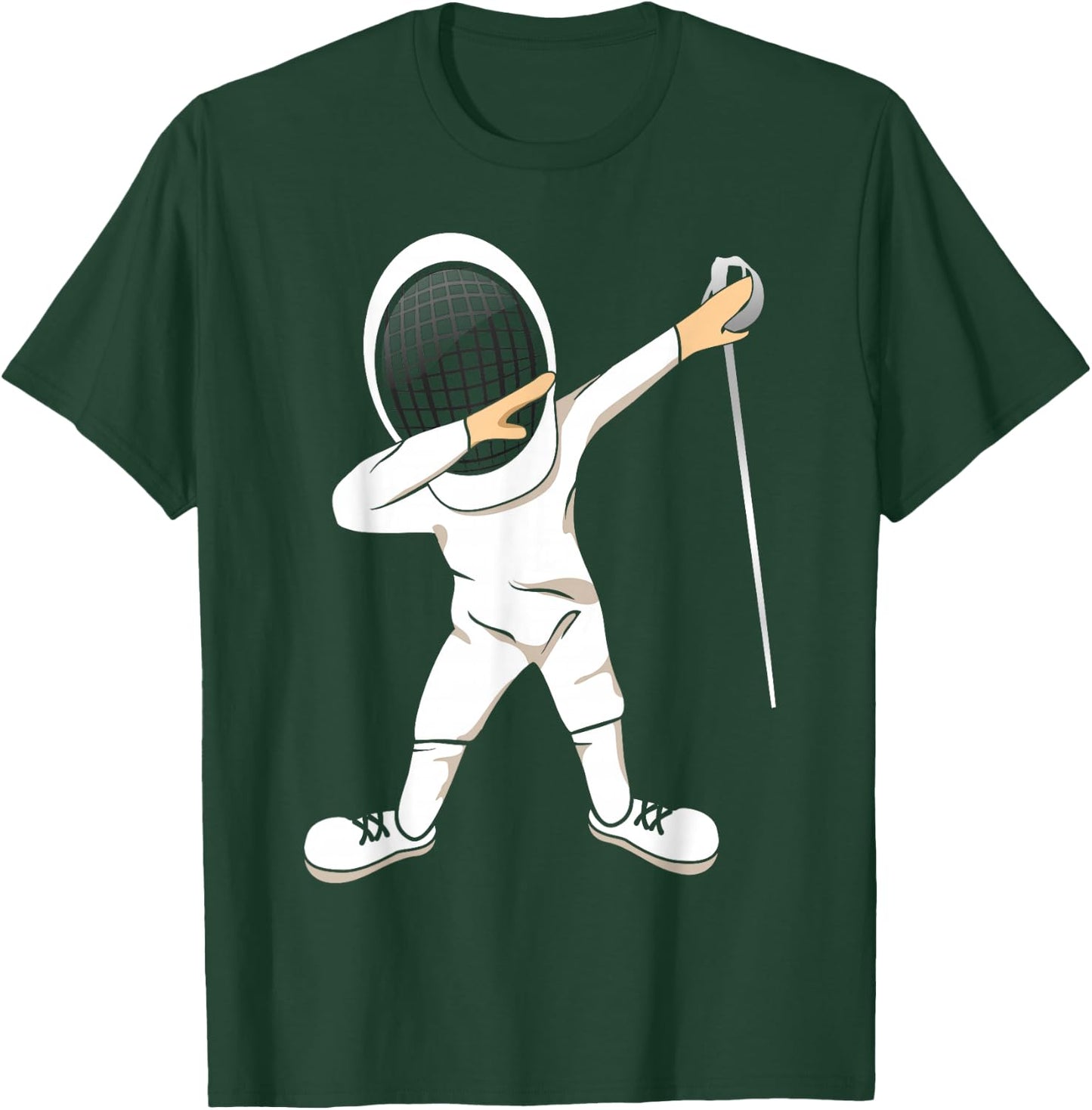 Funny Dabbing Fencing Sports MM T-Shirt - T-Shirt | Forest