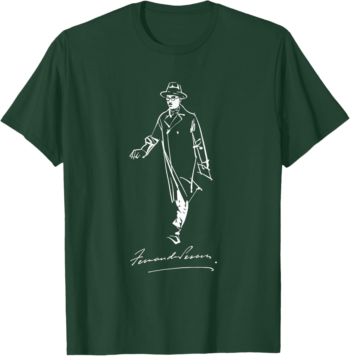 Fernando Pessoa-Portuguese poet,poetry,Portugal T-Shirt - T-Shirt | Forest