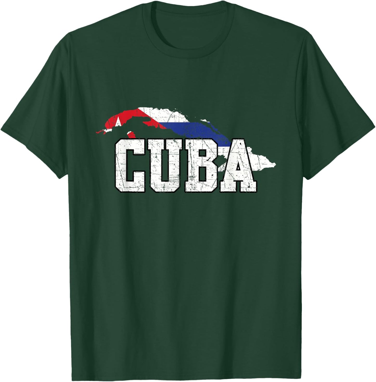 Cuba Gift Men Women Hispanic Heritage Month Cubanite Cuban T-Shirt - T-Shirt | Forest