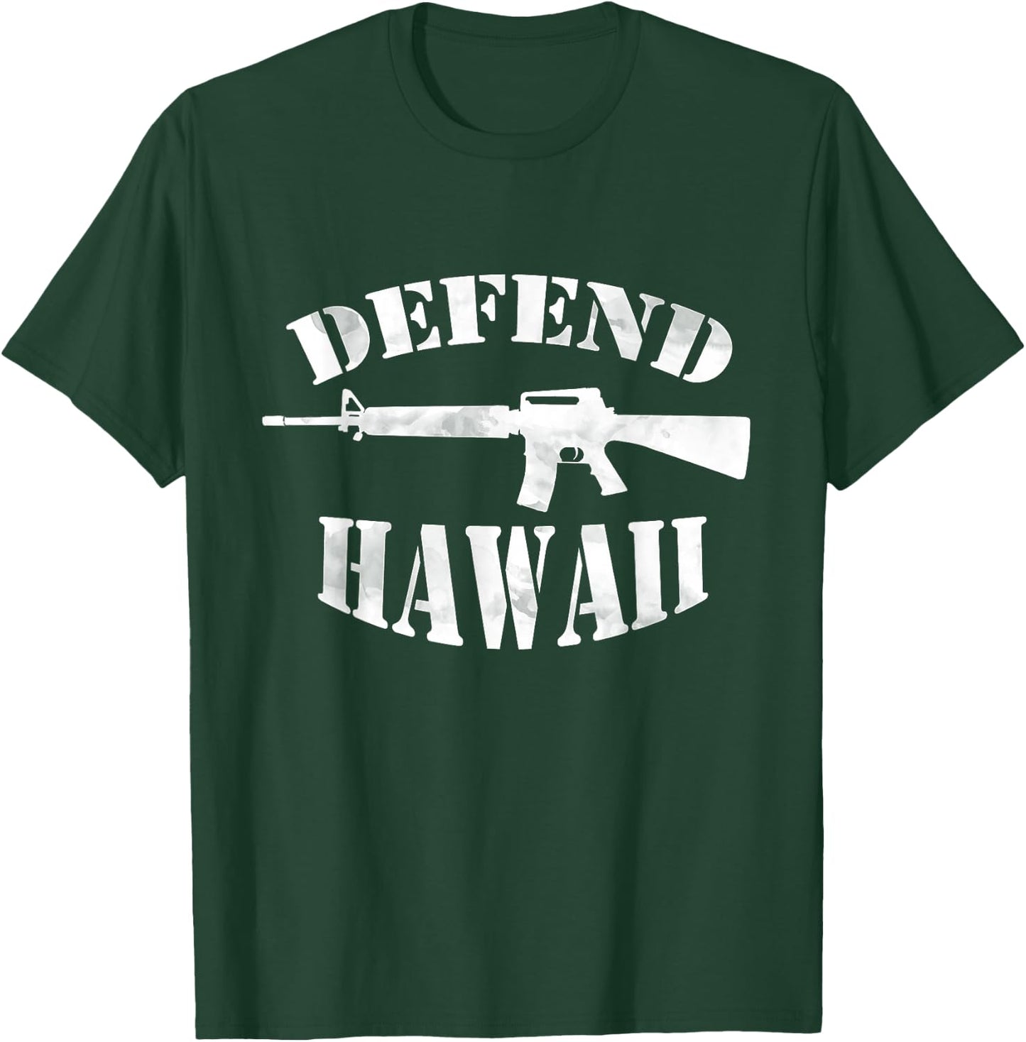 Defend Hawaii (light ink) T-Shirt - T-Shirt | Forest