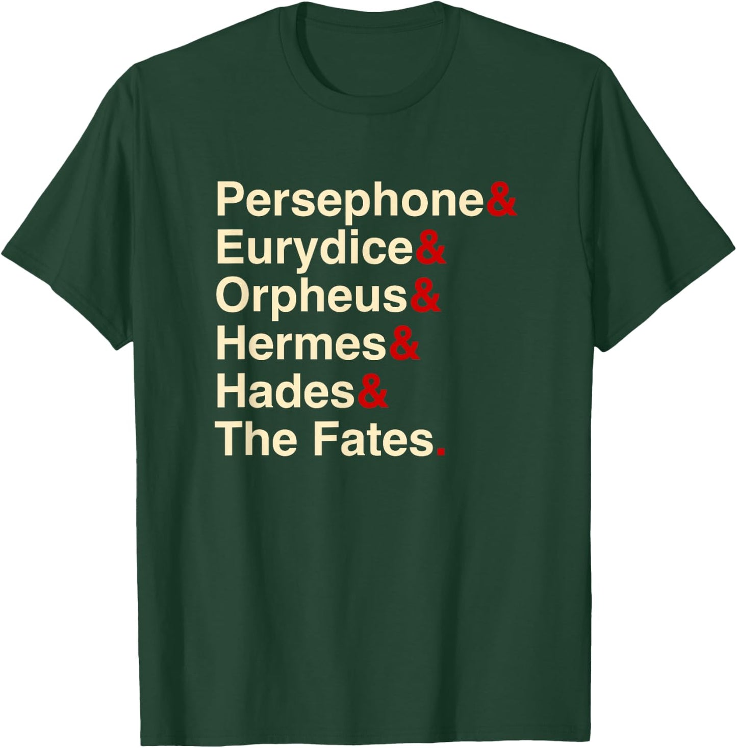 Hades, Orpheus, and Eurydice | Musical Theatre Shirts T-Shirt - T-Shirt | Forest