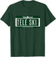 Telemark Skiing Shirt Tele Ski Vermont License Plate T-Shirt - T-Shirt | Forest