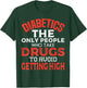 T1D Diabetic Type 1 Diabetes Awareness Men Women Funny T-Shirt - T-Shirt | Forest