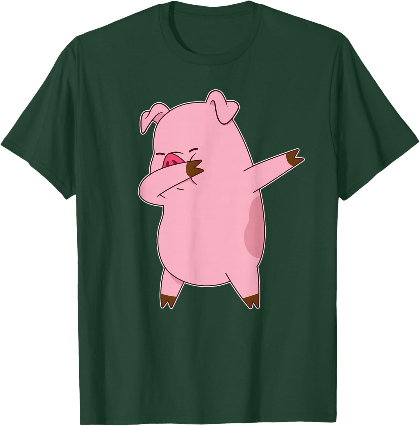 Pig Dabbing Dab Dance Funny Novelty T-Shirt - T-Shirt | Forest