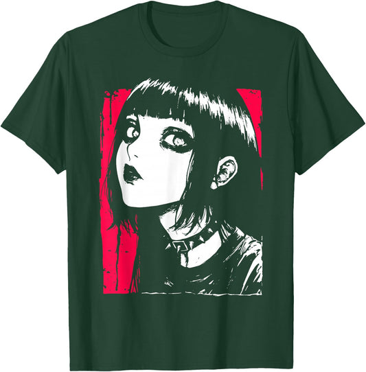 Horror Anime Manga | Japan Japanese Creepy Kawaii Goth Punk T-Shirt - T-Shirt | Forest