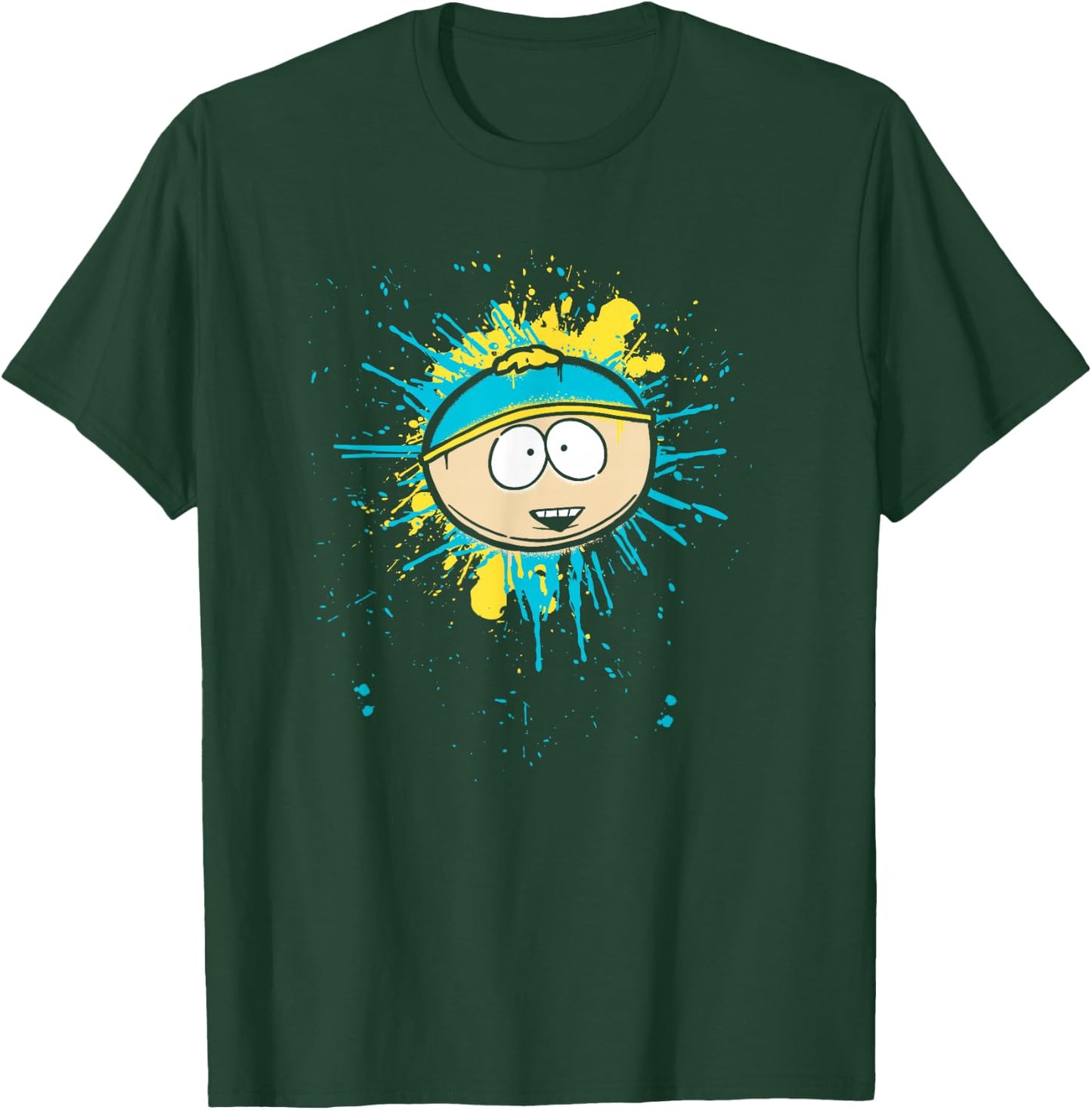 South Park Cartman Graffiti Splatter - Officially Licensed T-Shirt - T-Shirt | Forest