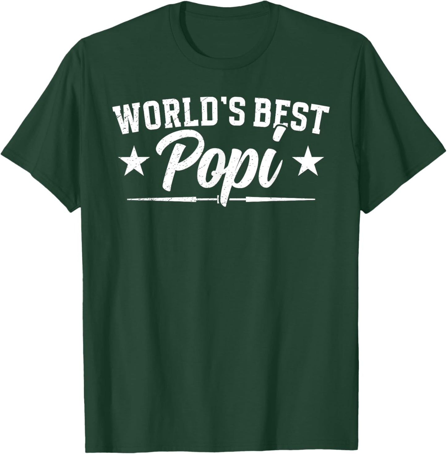World's Best POPI Grandpa POPI Grandfather T-Shirt - T-Shirt | Forest
