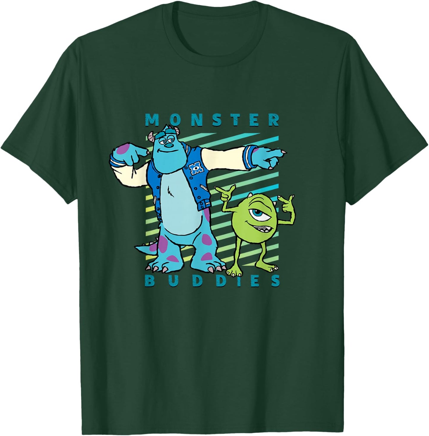 Disney PIXAR Sulley and Mike Wazowski Monster Buddies T-Shirt - T-Shirt | Forest