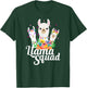 Llama Squad Funny Cute Llama Matching T-Shirt - T-Shirt | Forest