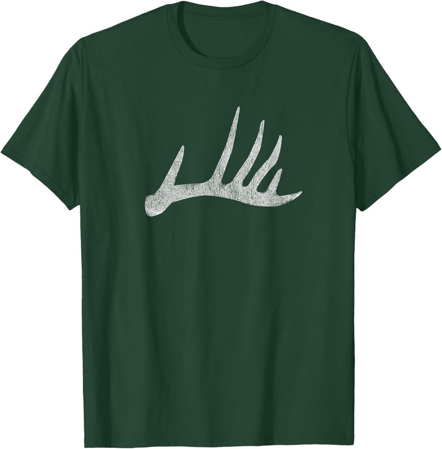 Whitetail Deer Antler Shed Rack Hunting Design T-Shirt - T-Shirt | Forest