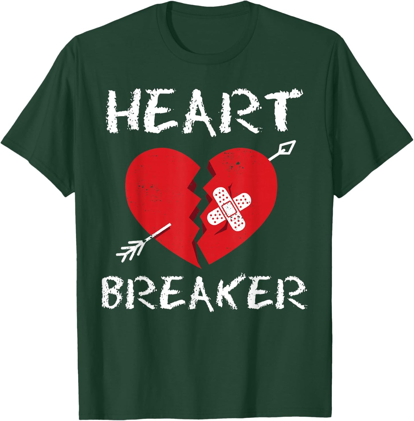 Valentine's Heart Breaker Gift Lovers T-Shirt - T-Shirt | Forest