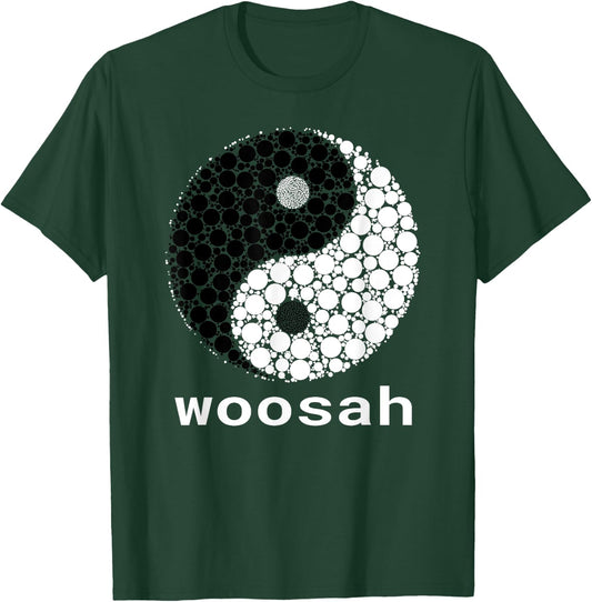 Woosah Calm Yoga Exhale Shirt T-Shirt - T-Shirt | Forest