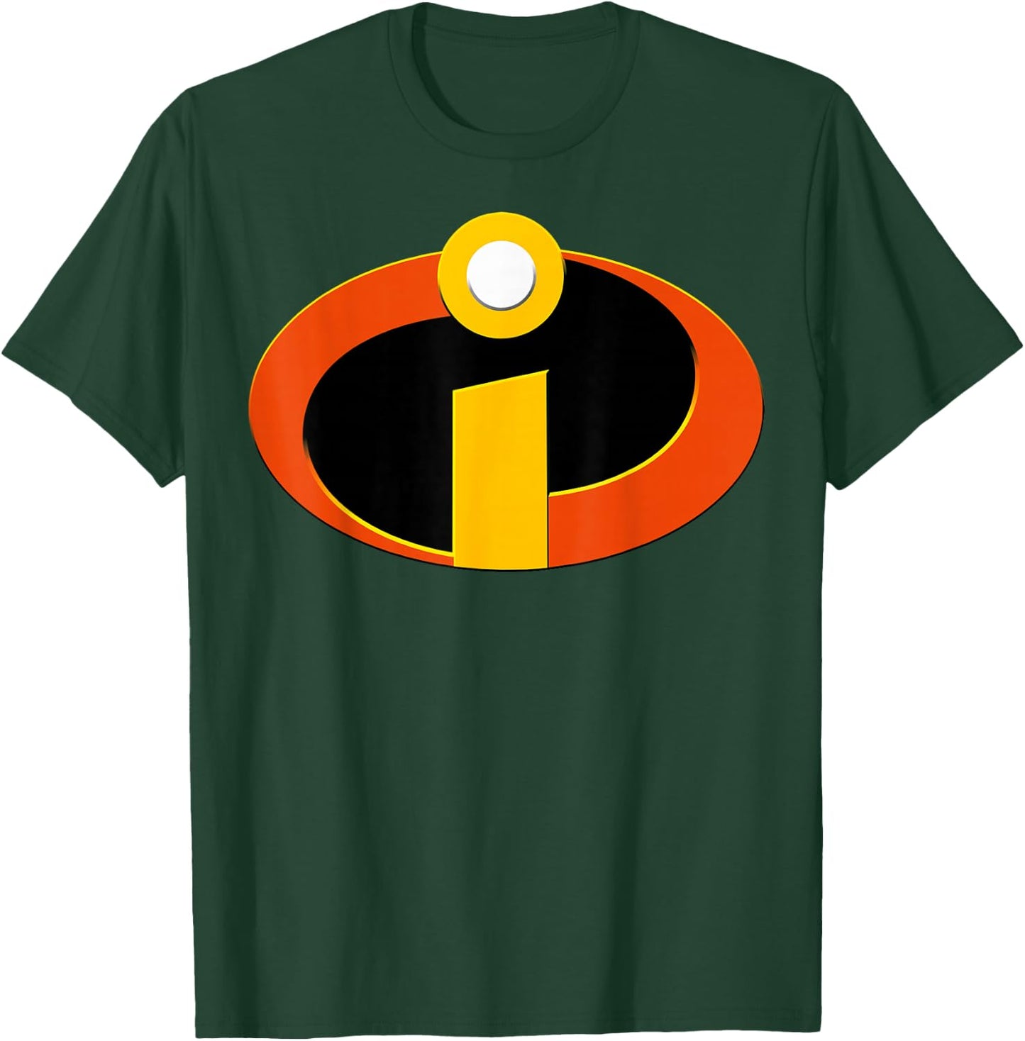Disney Pixar The Incredibles Distressed Superhero Badge T-Shirt - T-Shirt | Forest