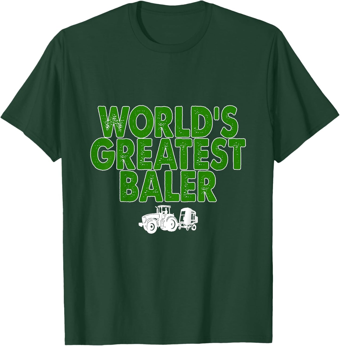 World's Greatest Baler Children's Farming T-Shirt - T-Shirt | Forest