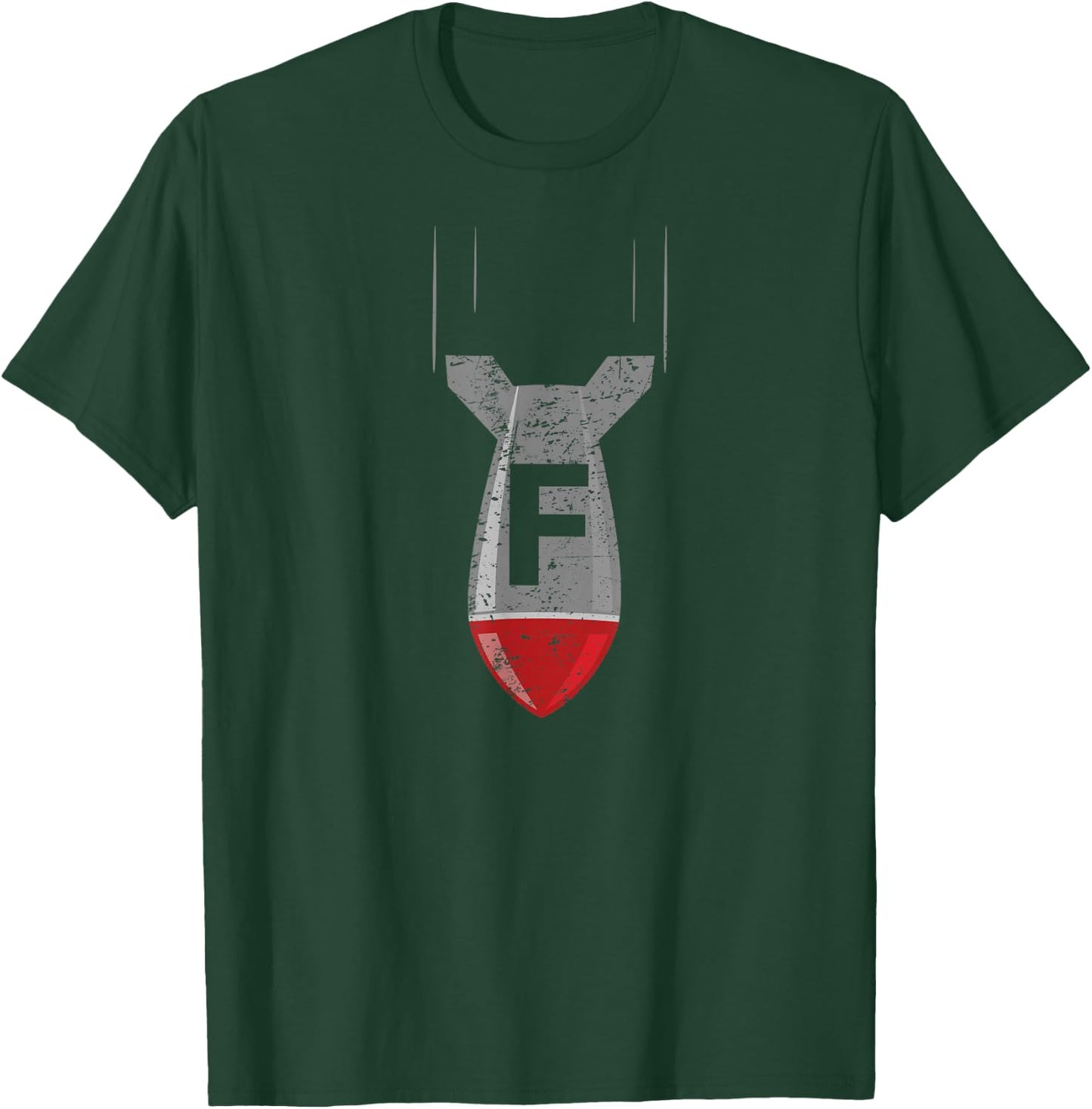 F Bomb Funny Dropping the F Bomb Sarcastic - Adult - Black - Small - Short Sleeve - Classic Fit - Cotton, Polyester Blend T-Shirt - T-Shirt | Forest