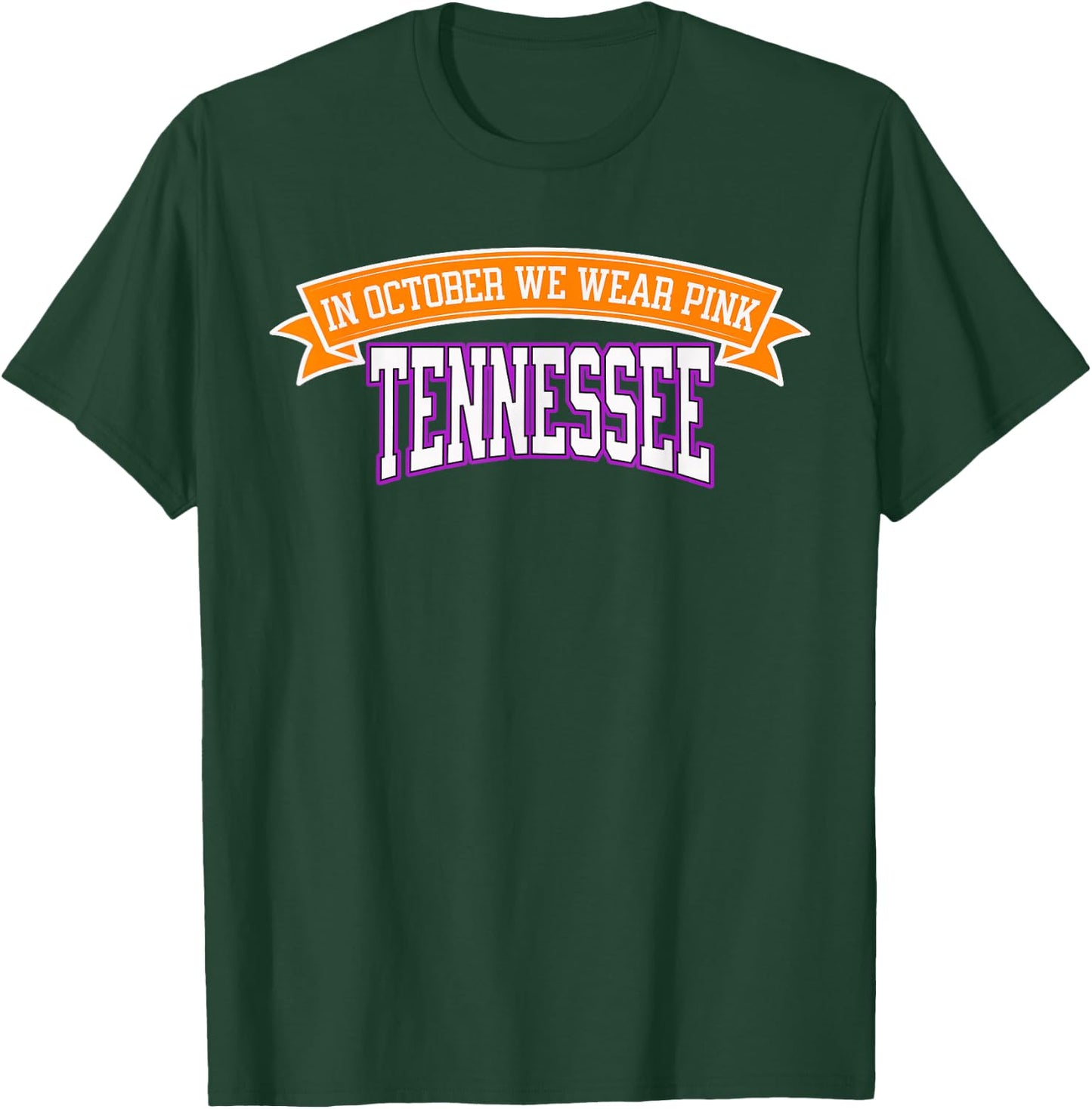 Tennessee Breast Cancer Awareness - Cancer Survivor Pink T-Shirt - T-Shirt | Forest