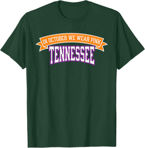 Tennessee Breast Cancer Awareness - Cancer Survivor Pink T-Shirt - T-Shirt | Forest