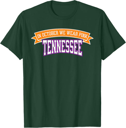 Tennessee Breast Cancer Awareness - Cancer Survivor Pink T-Shirt - T-Shirt | Forest