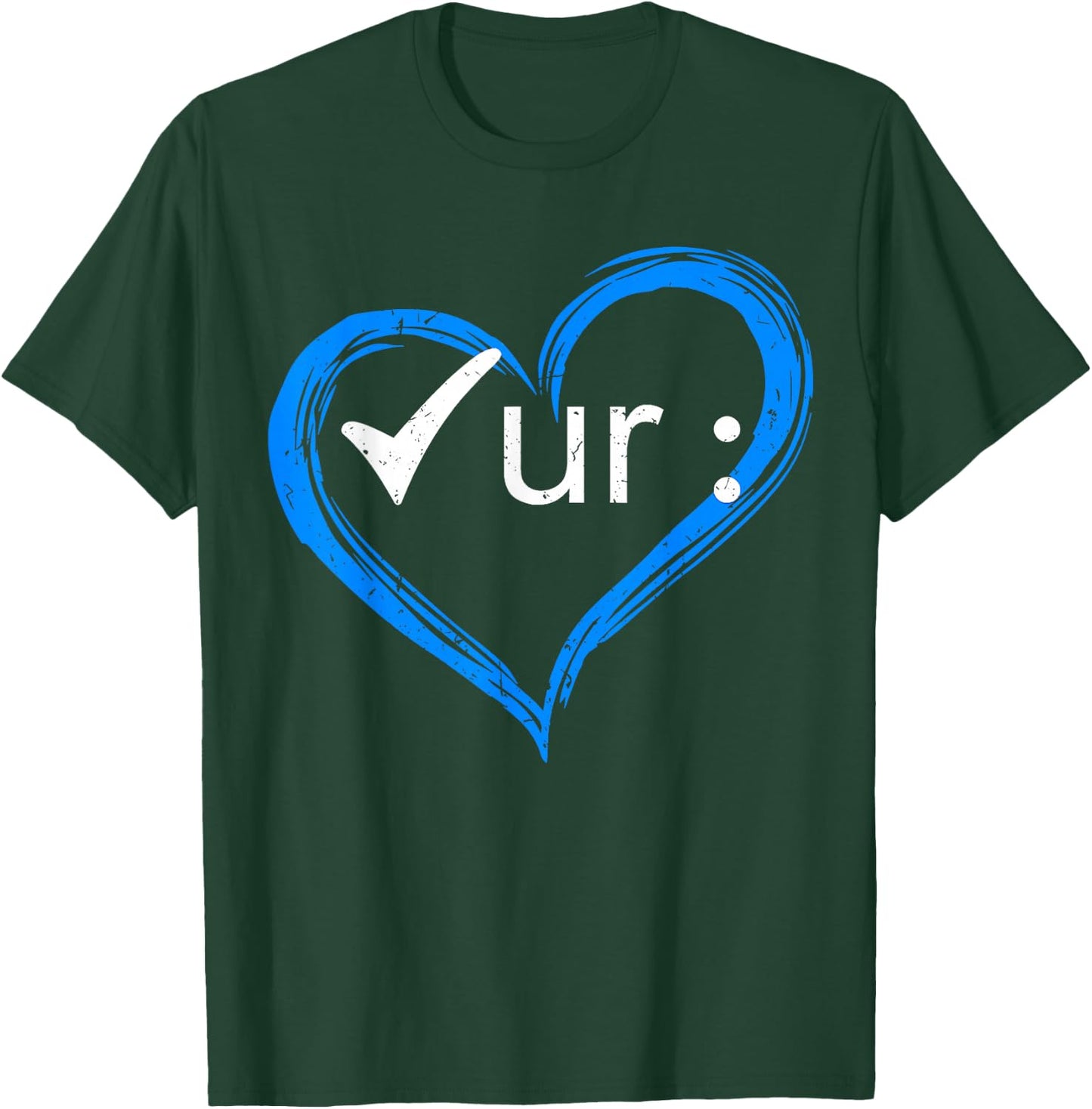 Check Ur Colon Cancer Awareness Colonoscopy Colorectal Blue T-Shirt - T-Shirt | Forest