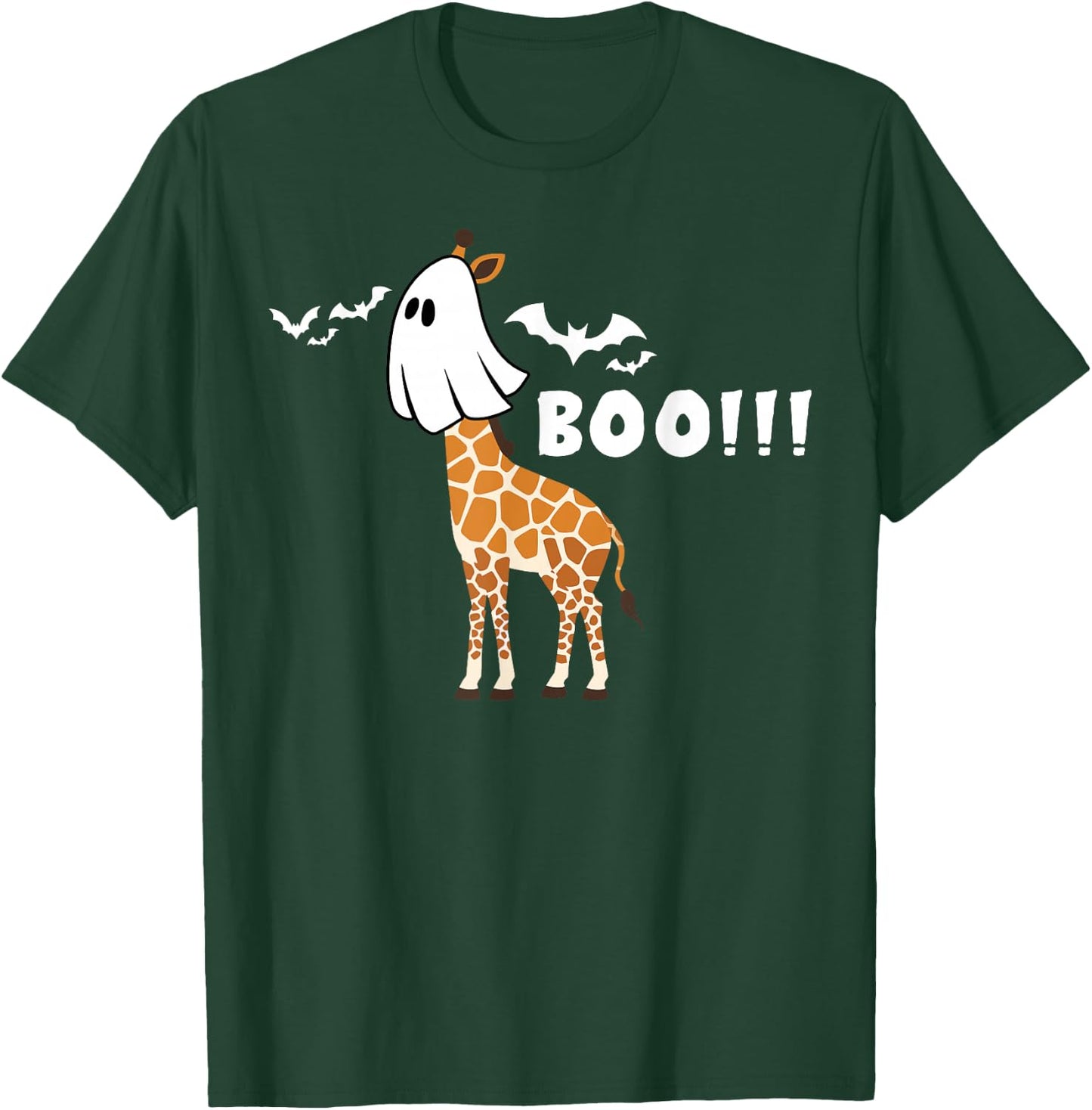 Giraffe Boo Halloween Fun Costume Party T-Shirt - T-Shirt | Forest