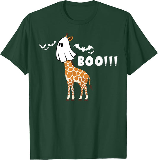 Giraffe Boo Halloween Fun Costume Party T-Shirt - T-Shirt | Forest