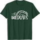 Volleyball Wildcats School Sports Fan Team Spirit T-Shirt - T-Shirt | Forest