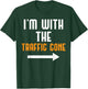I'm With The Traffic Cone Costume Funny Halloween Couple T-Shirt - T-Shirt | Forest