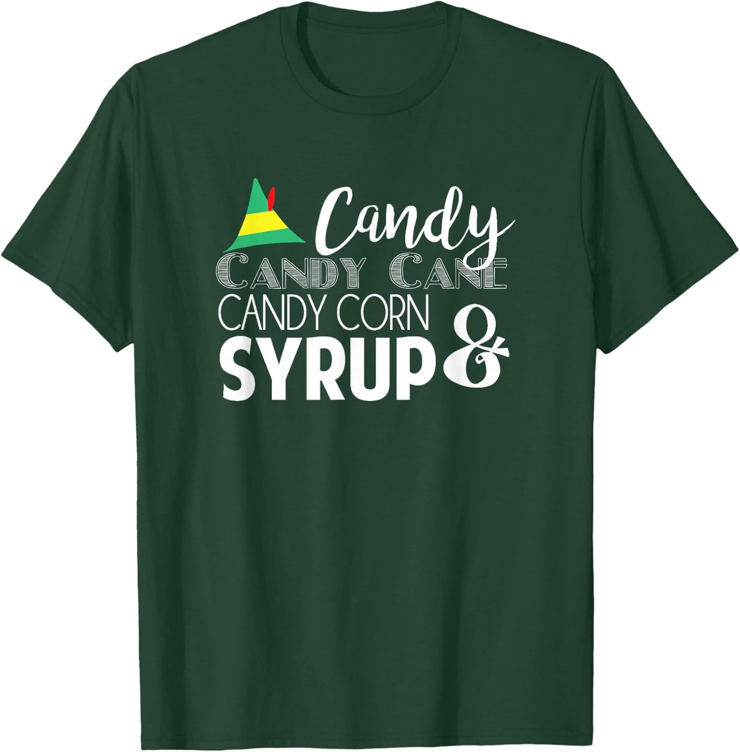 Elf -- 4 main food groups T-Shirt - T-Shirt | Forest