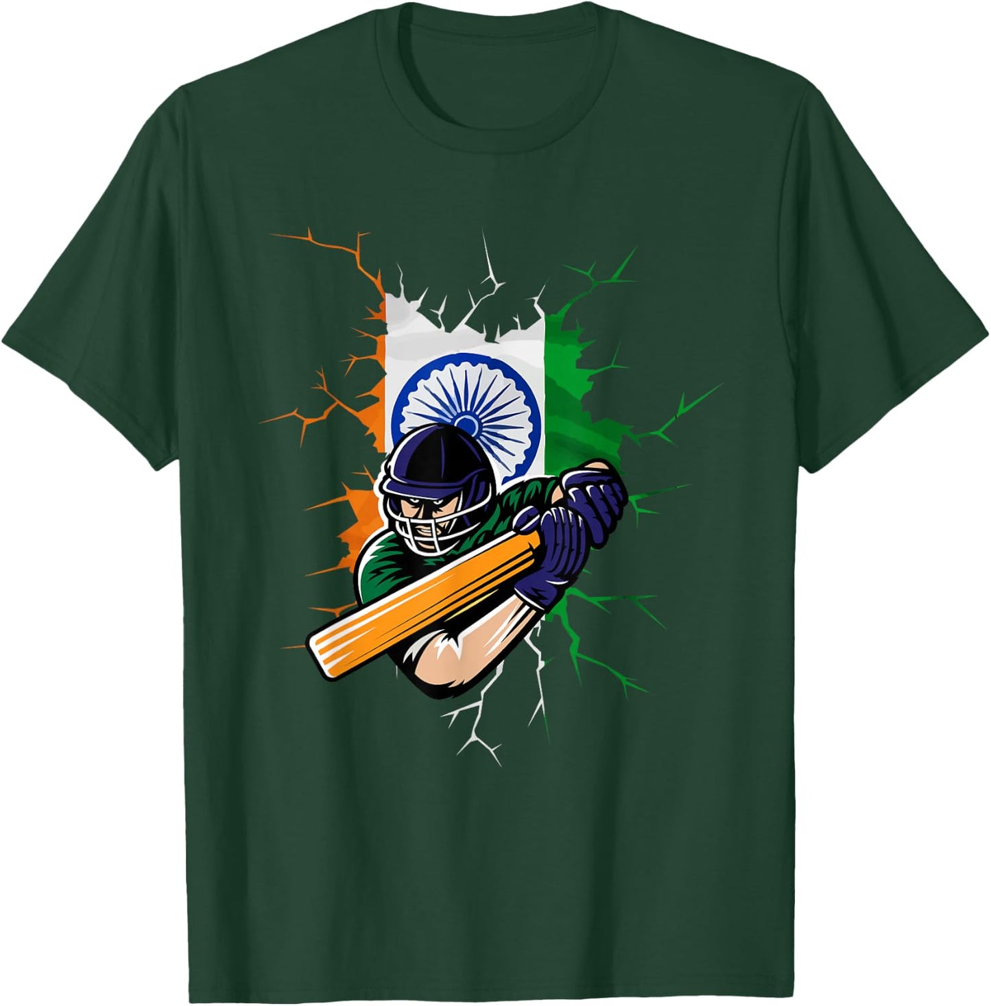 India Cricket T Shirt National Fans Team Jersey Gift Indian T-Shirt - T-Shirt | Forest