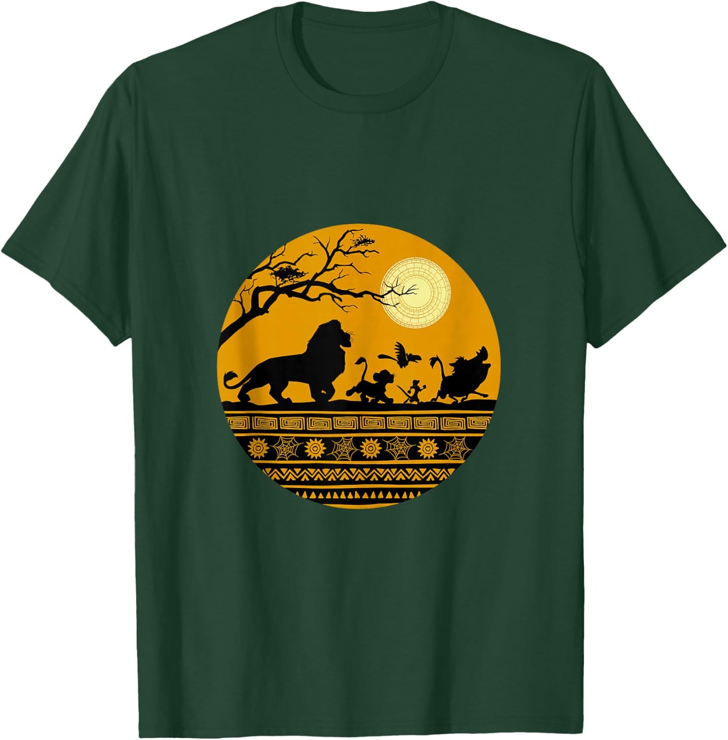 Disney The Lion King Halloween Circle T-Shirt - T-Shirt | Forest