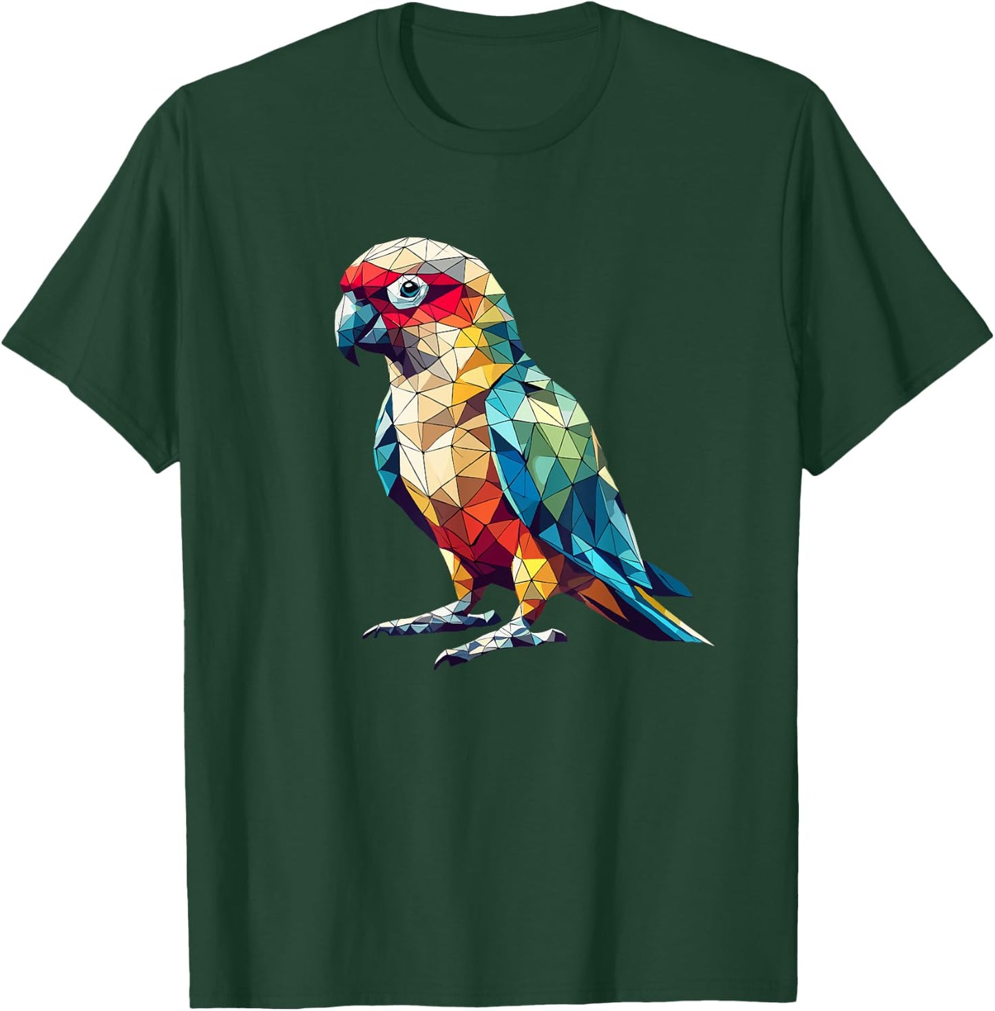 Geometric Art Conure Parrot Conures T-Shirt - T-Shirt | Forest