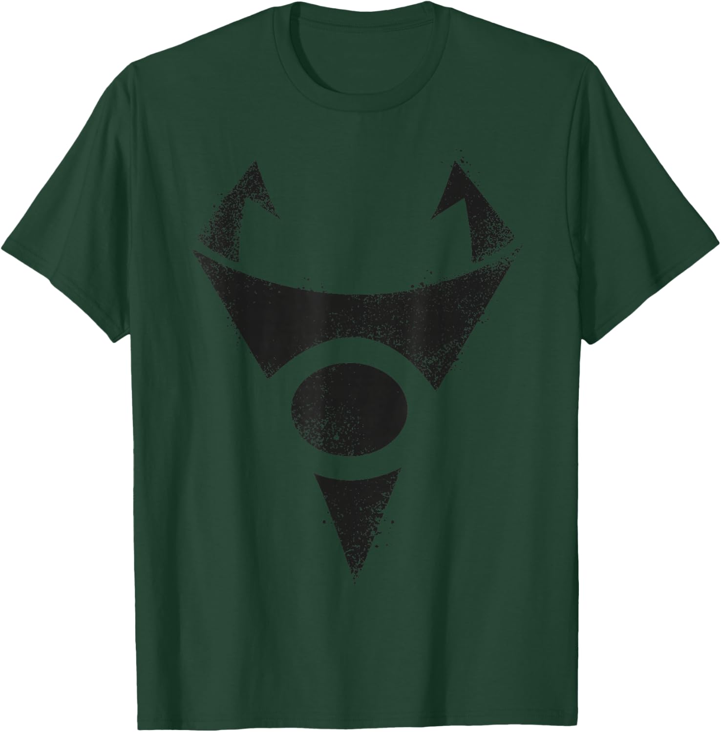 Invader Zim Irken Symbol Black Spray Paint Stencil T-Shirt - T-Shirt | Forest