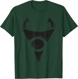 Invader Zim Irken Symbol Black Spray Paint Stencil T-Shirt - T-Shirt | Forest