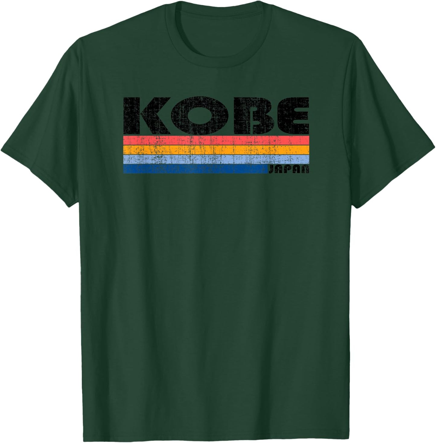 Vintage 70s 80s Style Kobe, Japan T-Shirt - T-Shirt | Forest
