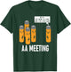 AA Meeting Hello My Name Is Todd I'm A Battery T-Shirt - T-Shirt | Forest