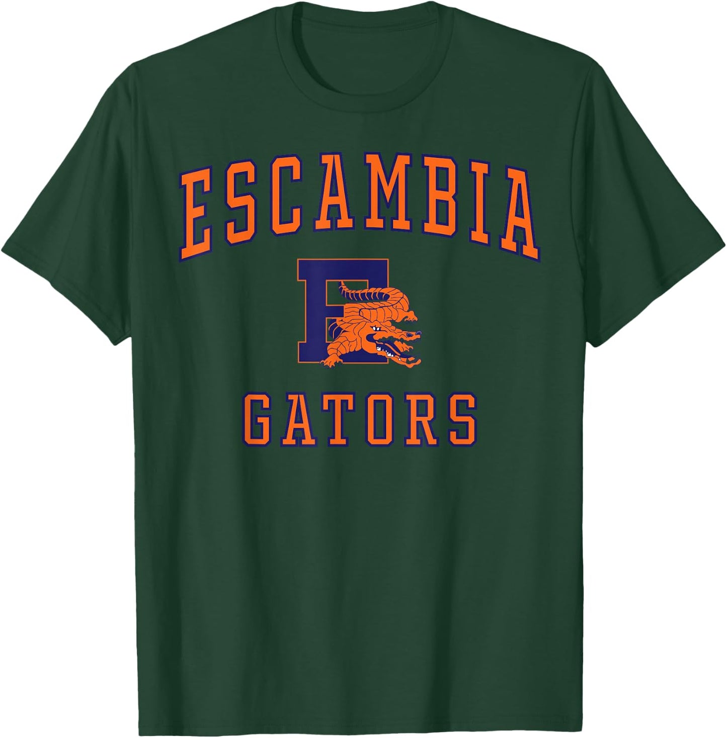 Escambia High School Gators C1 T-Shirt - T-Shirt | Forest