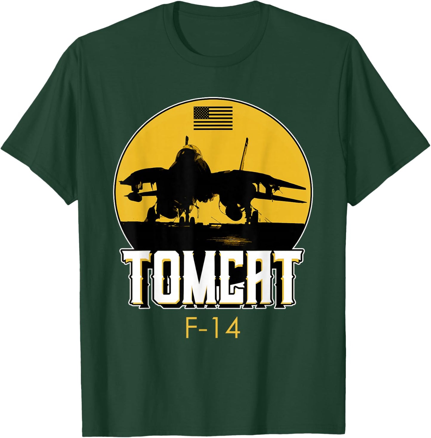 F-14 Tomcat Fighter Jet T-Shirt - T-Shirt | Forest