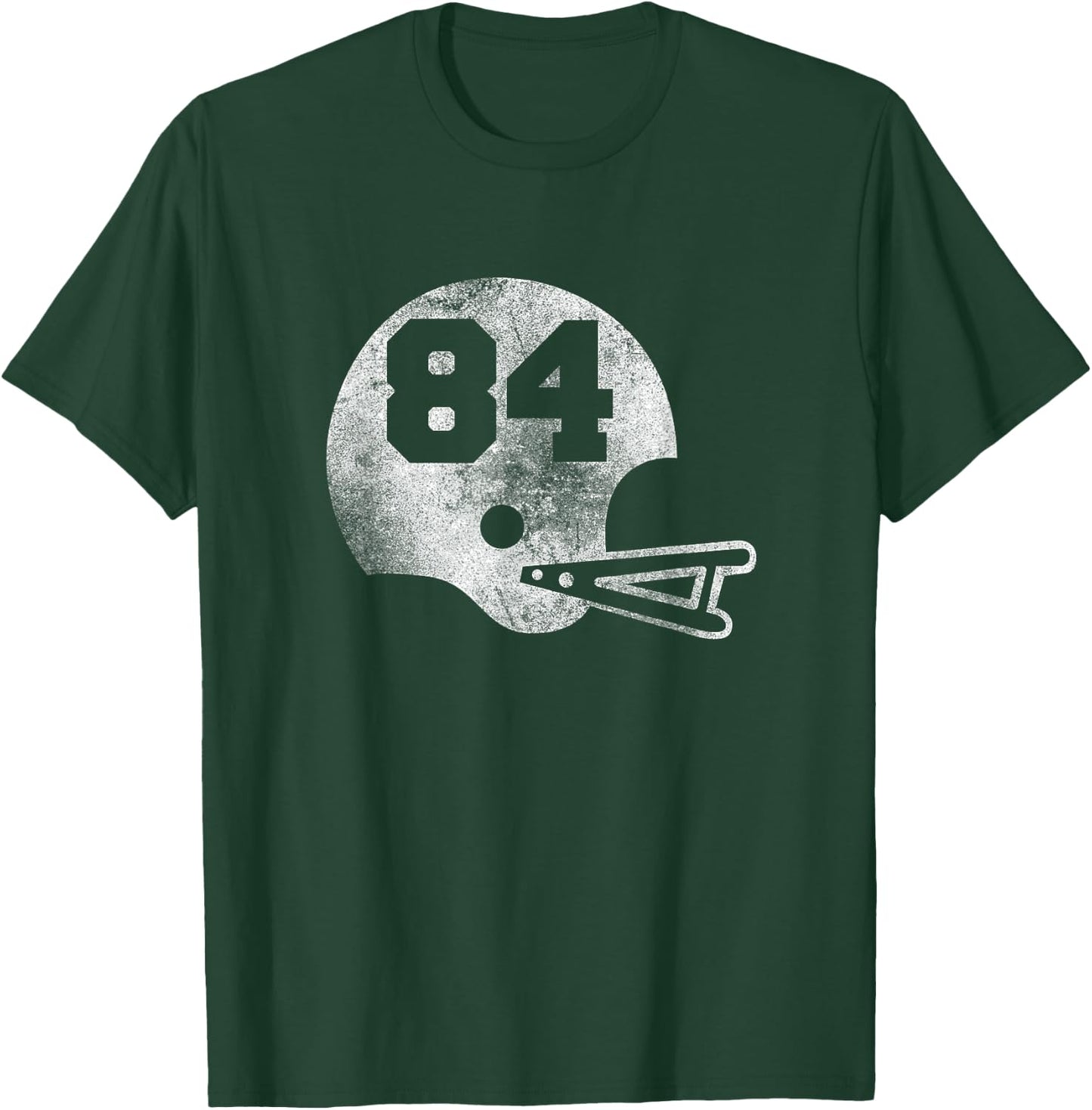 Vintage Football Jersey Number 84 Player Number T-Shirt - T-Shirt | Forest