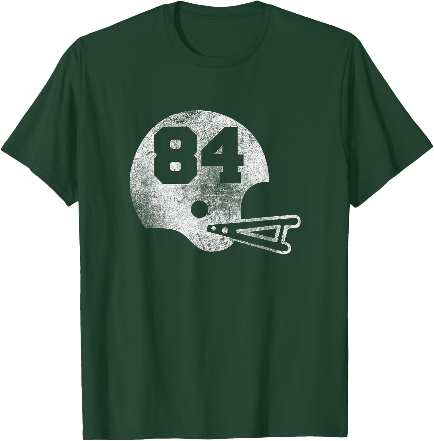 Vintage Football Jersey Number 84 Player Number T-Shirt - T-Shirt | Forest