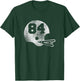 Vintage Football Jersey Number 84 Player Number T-Shirt - T-Shirt | Forest