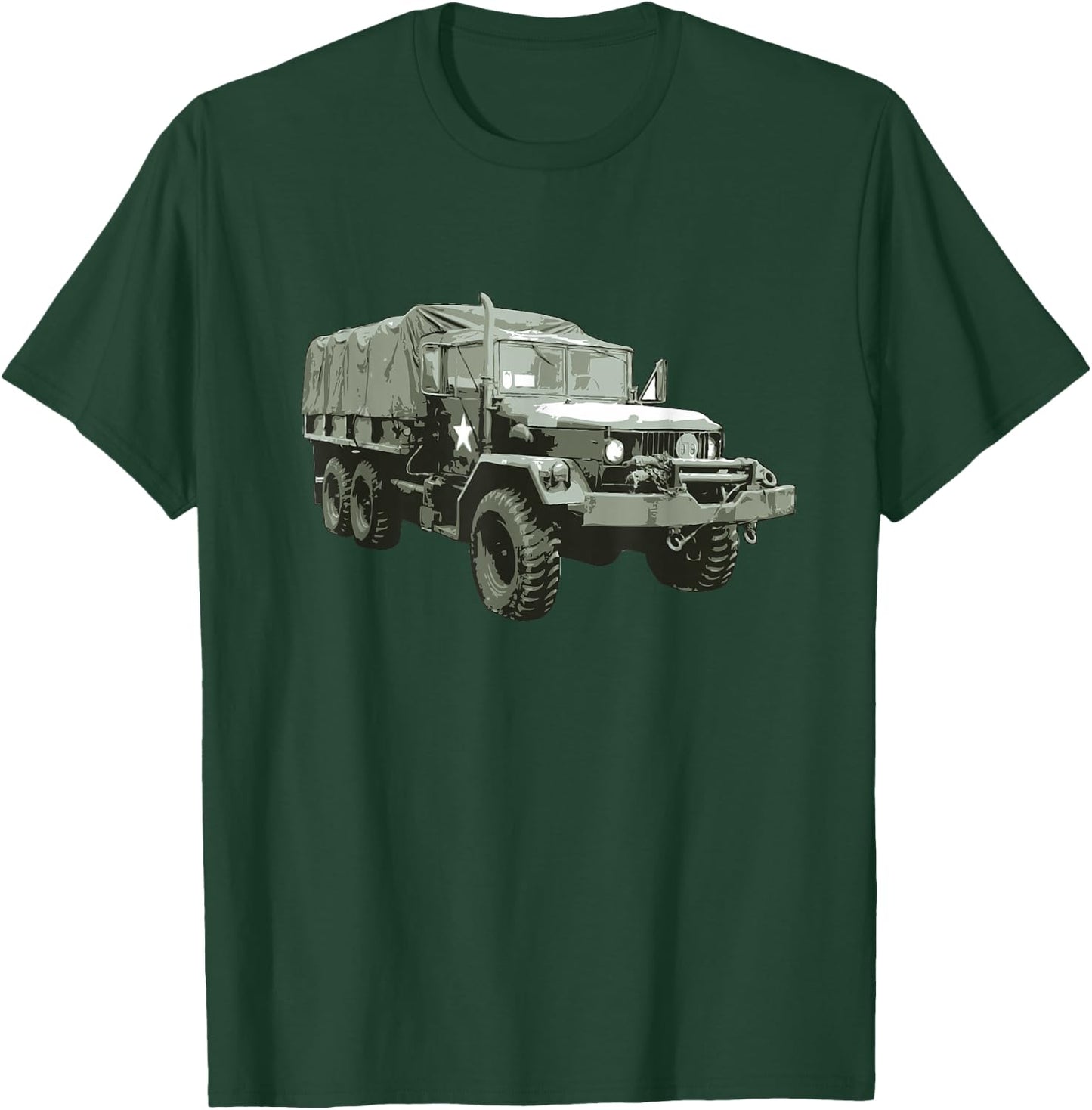 Deuce And A Half M35 Series 2.5 Ton 6x6 Cargo Truck T-Shirt - T-Shirt | Forest