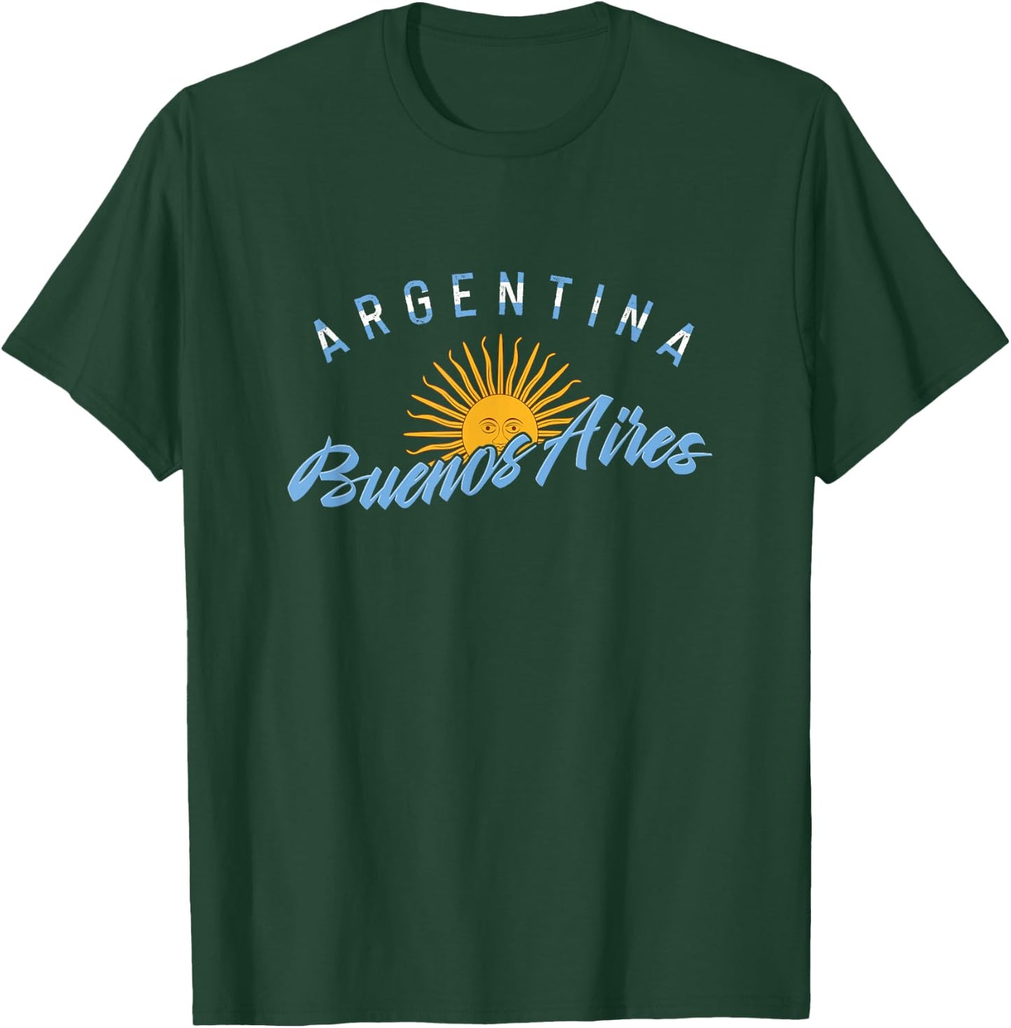 Proud Argentine Buenos Aires Argentina Country Descent T-Shirt - T-Shirt | Forest