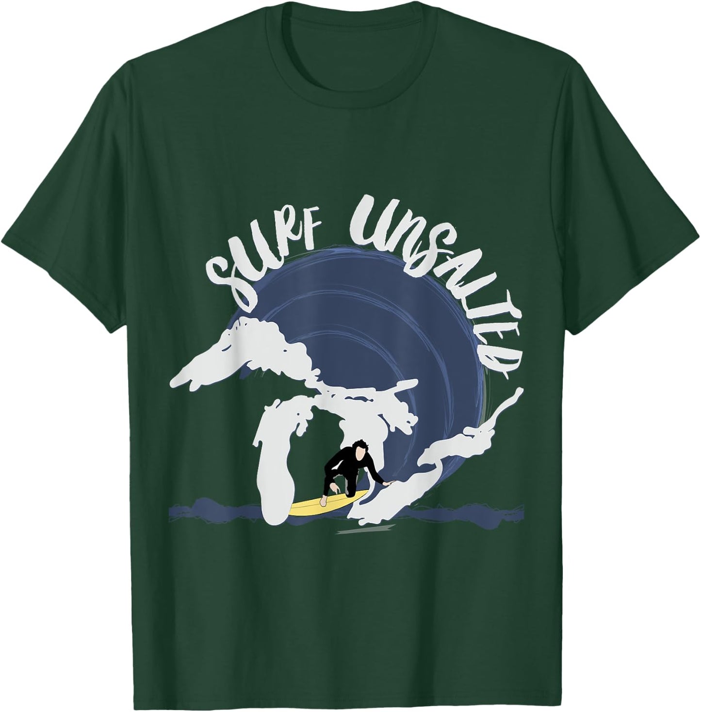 Great Lakes Surfing - Surf Unsalted - Some Like It Cold T-Shirt - T-Shirt | Forest