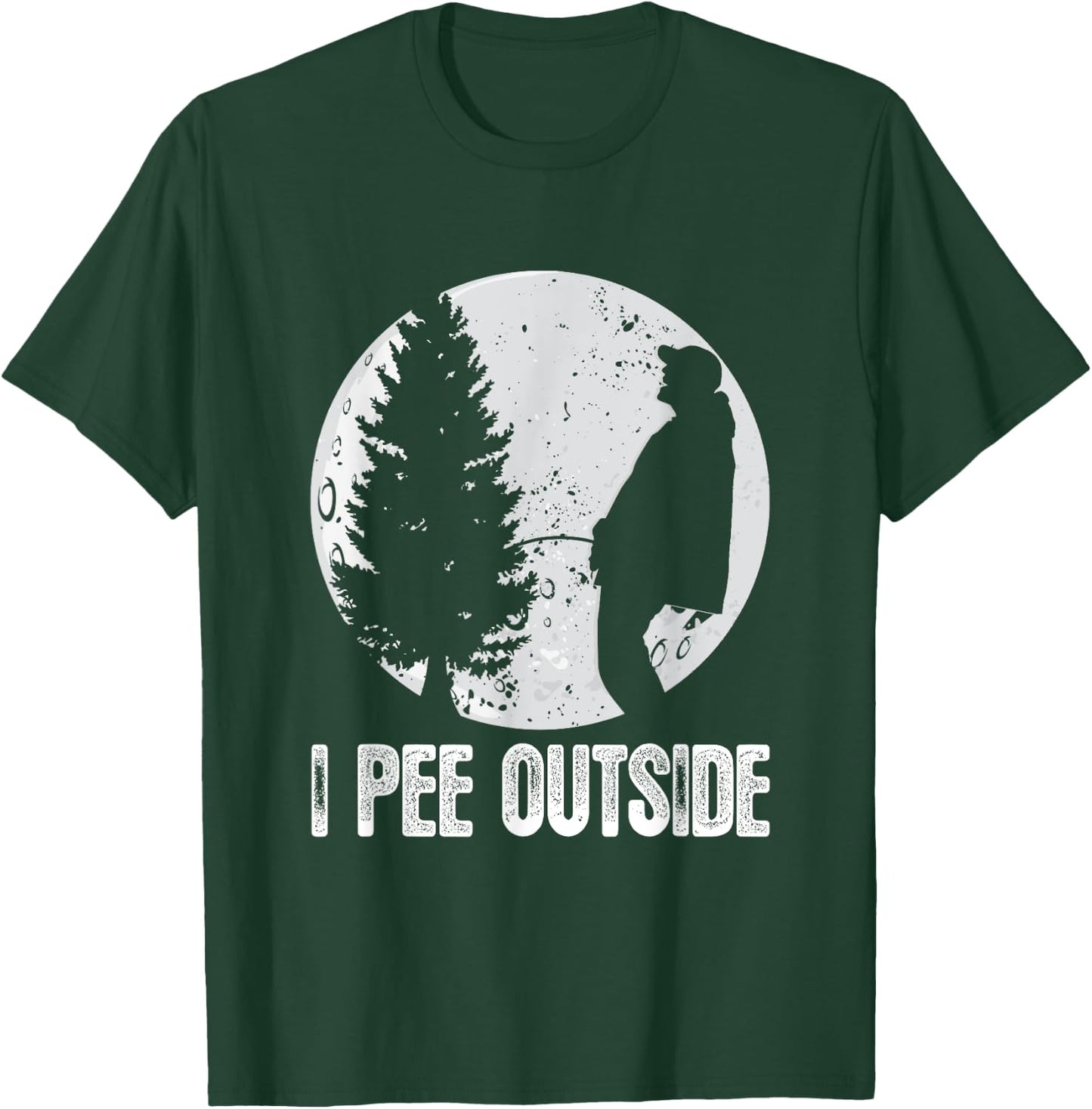 Funny Camping Shirts I Pee Outside Inappropriate T-Shirt - T-Shirt | Forest