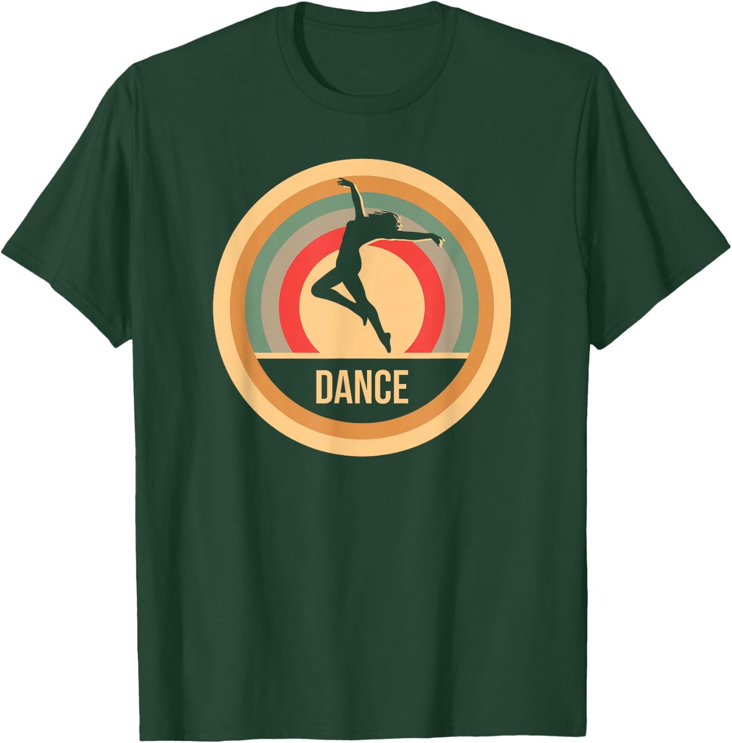 Dance - Retro Vintage Dancing For Dancers T-Shirt - T-Shirt | Forest